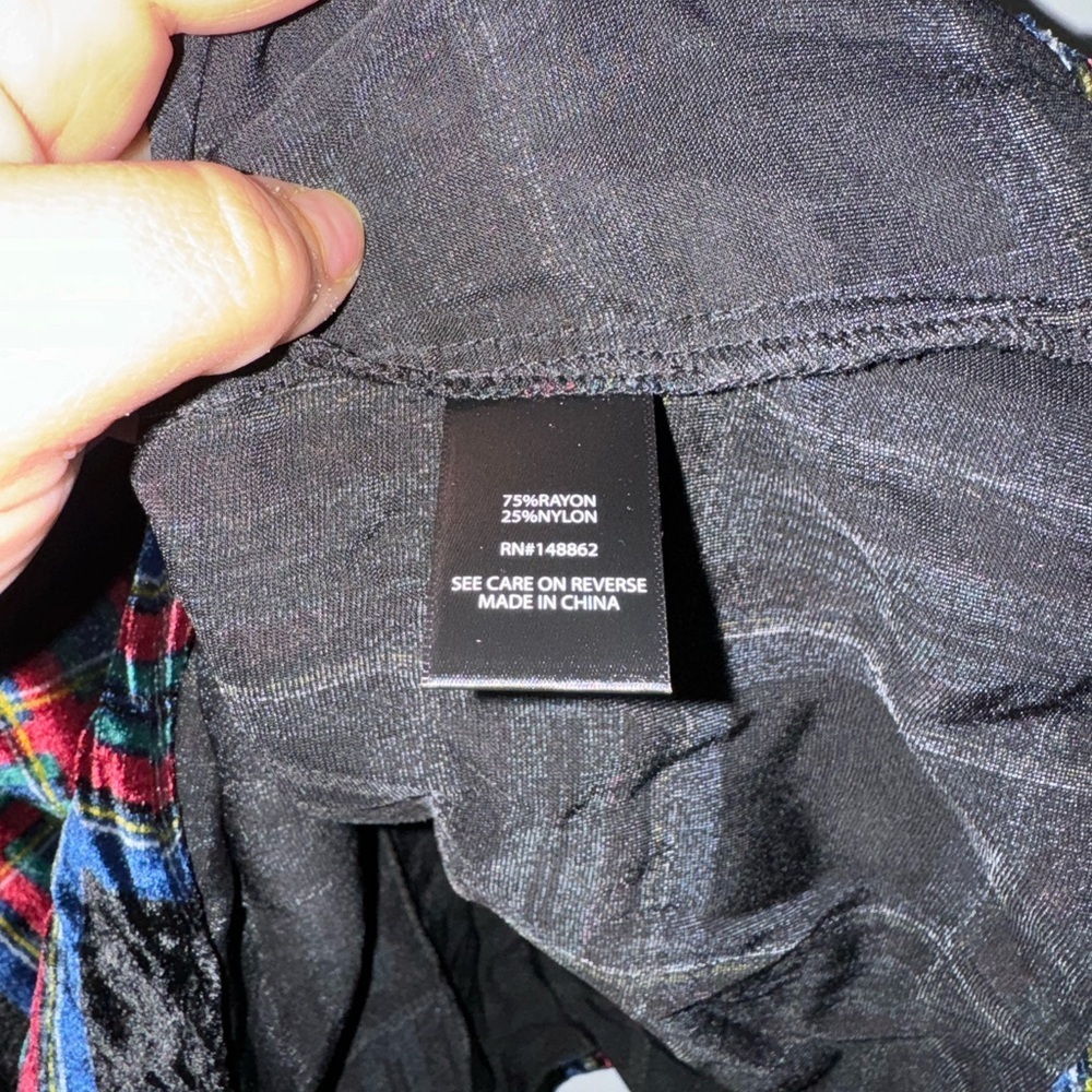 Torrid - Plaid Velvet Swing Cami - Picture 7 of 11